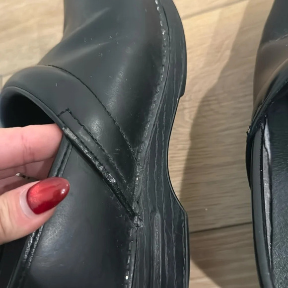 Dansko Professional Black Cabrio leather clogs women size 39 - Picture 8 of 10